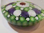 SOLD -Mike Hunter / Twist Glass - Roses concentric - green