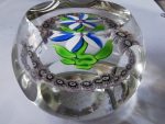 NEW. Perthshire Paperweight - 1976C Miniature faceted Flower